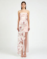 Orchid Embroidered Dress - Pink