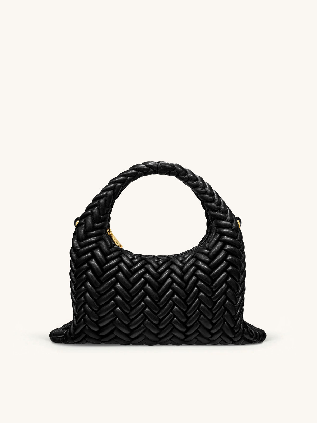 Cora Quilting Handle Bag - Black