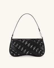 Eva Straps Shoulder Bag - Black