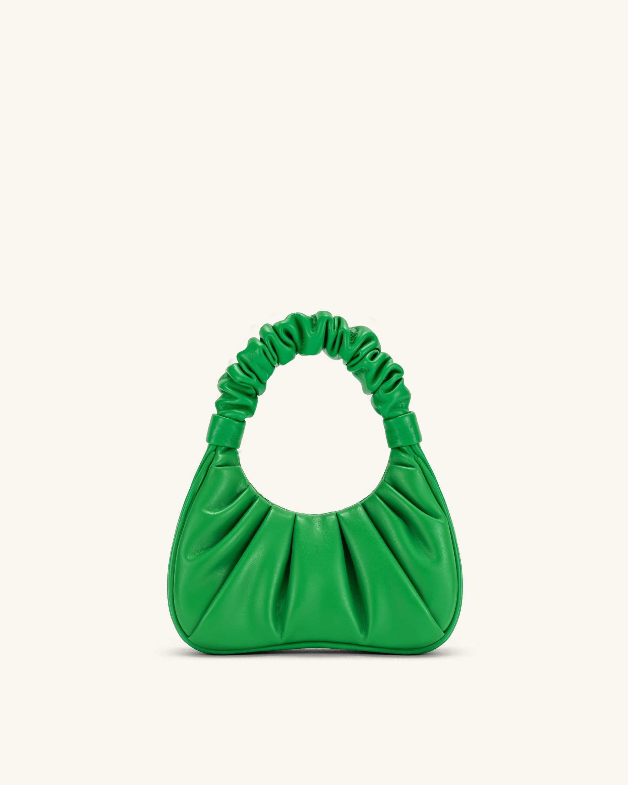 Gabbi Floral Medium Ruched Hobo Handbag - Green